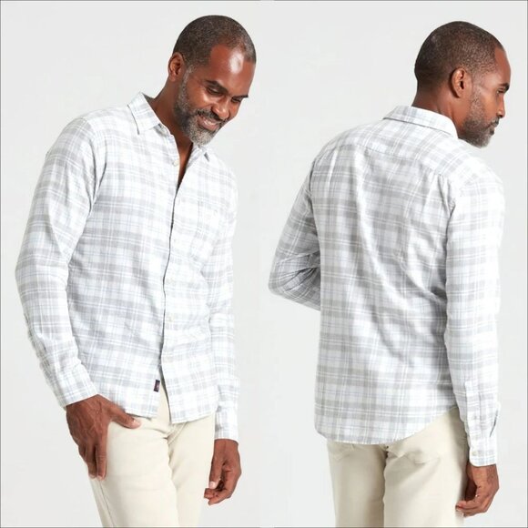 Faherty Other - Men's Faherty Stretch Featherweight Flannel Long Sleeve Shirt-Size M (MWF2109)